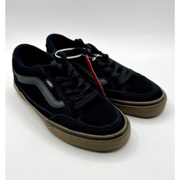 Vans Other - Vans Men's Youth Bearcat  Black/Dark Gum Suede Skate Shoes Size 7.5
